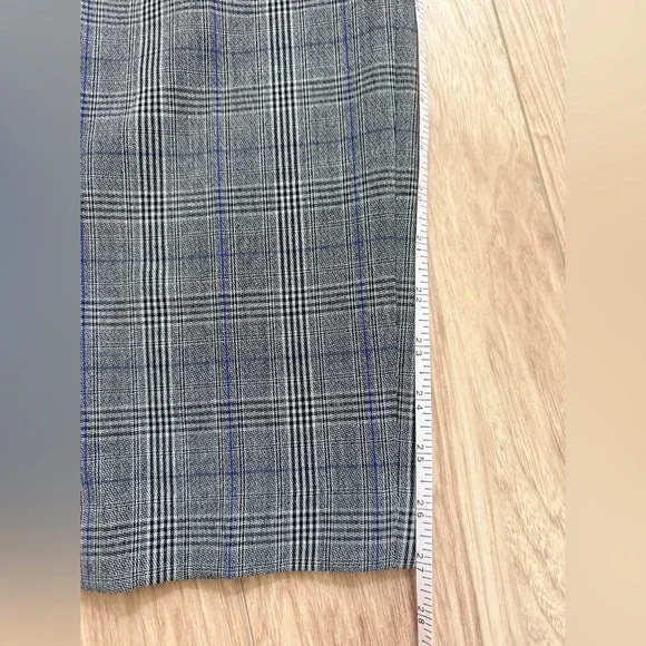 Rebecca Taylor Plaid High Waist Trousers Size 8 - Picture 6 of 8